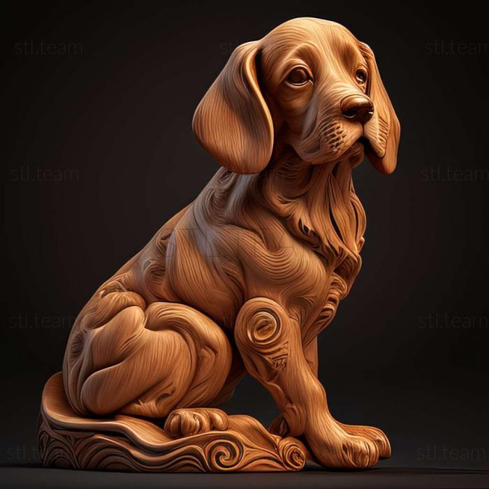3D модель Собака породы шиповник (STL)